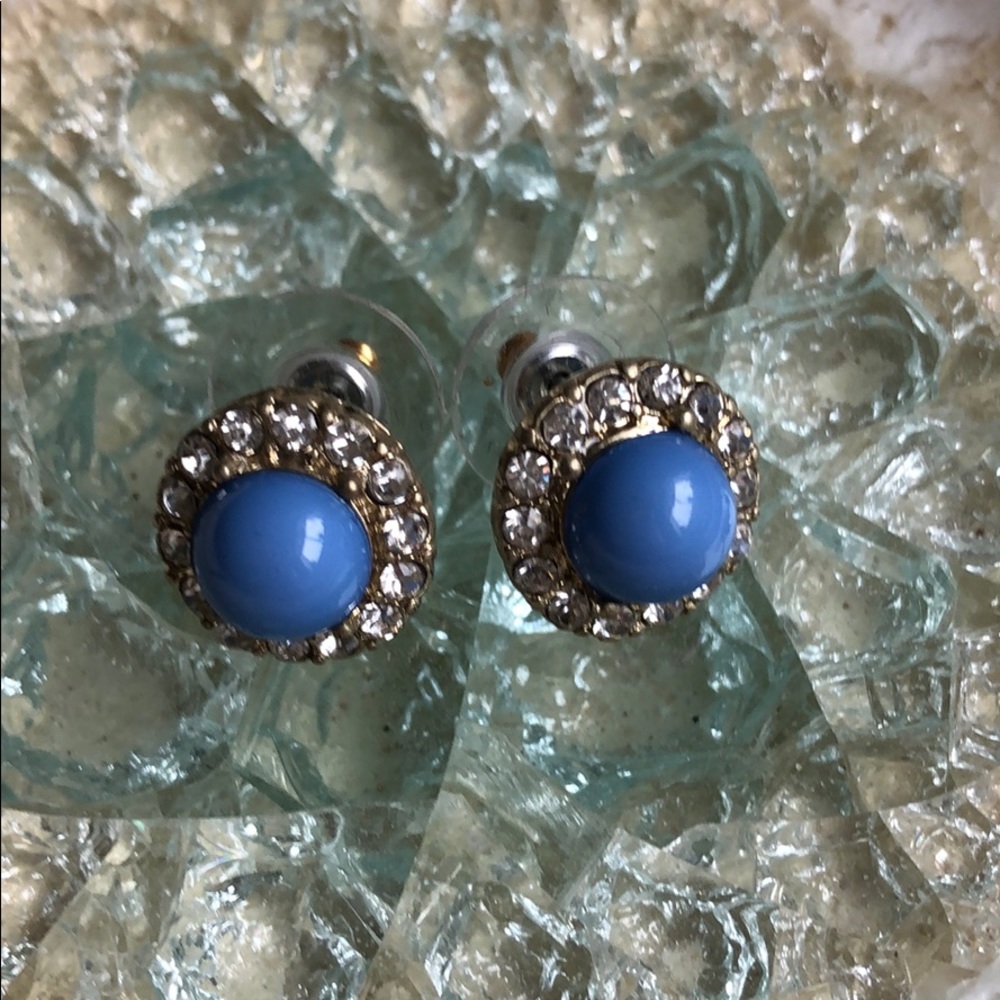 Beautiful periwinkle blue stud earrings